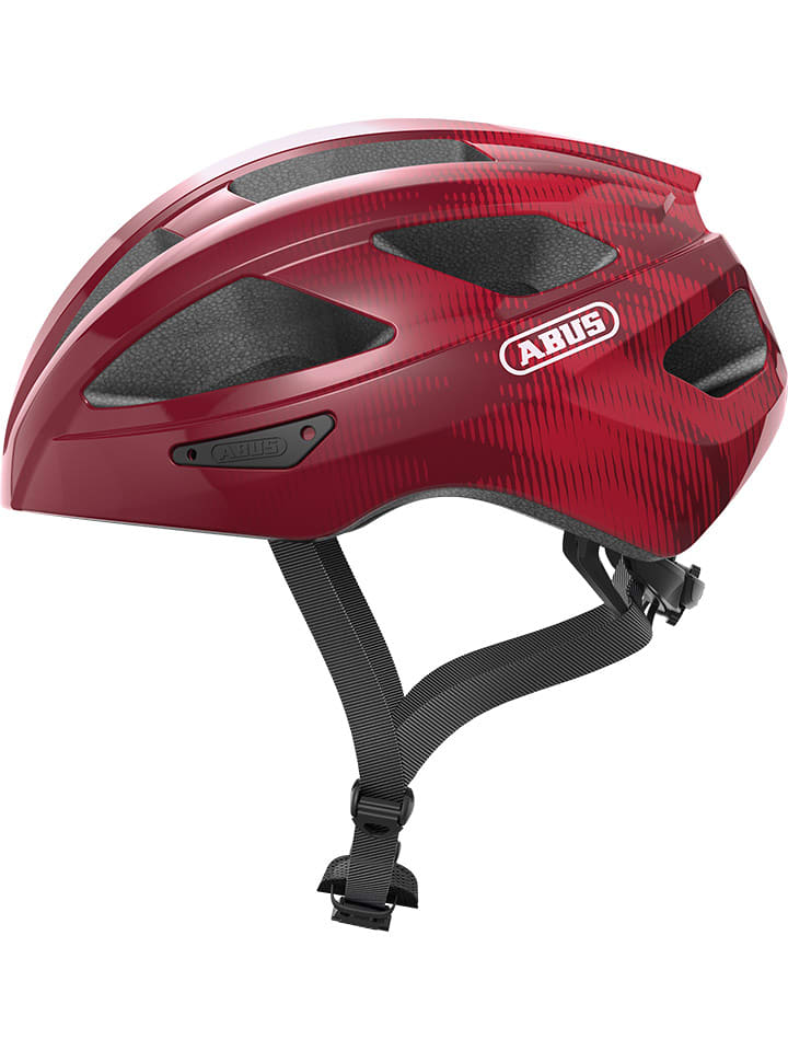 ABUS Kask rowerowy "Macator" w kolorze czerwonym rozmiar: 51-55 cm