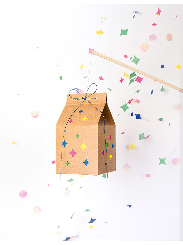 folia PAPER Zestaw w kolorze beżowym do wykonania lampionu - 5+ rozmiar: onesize