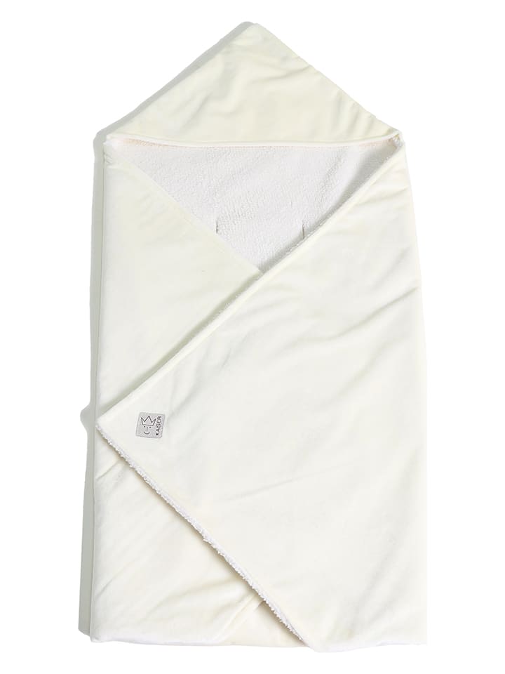 Kaiser Naturfellprodukte Becik "Winter Wrap" w kolorze kremowym - 85 x 85 cm rozmiar: onesize