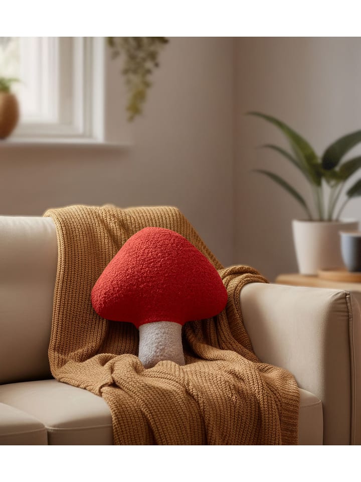 Wallity Poduszka w kolorze czerwono-białym - 38 x 35 cm rozmiar: onesize