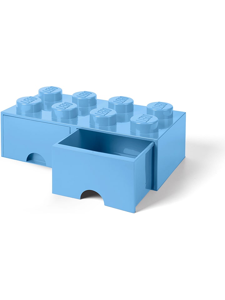 LEGO Pojemnik "Brick 8" w kolorze niebieskim z szufladami - 50 x 18 x 25 cm rozmiar: onesize