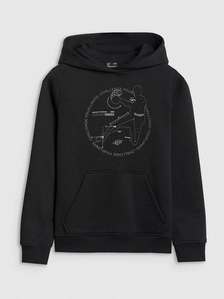4F Bluza w kolorze czarnym rozmiar: 122