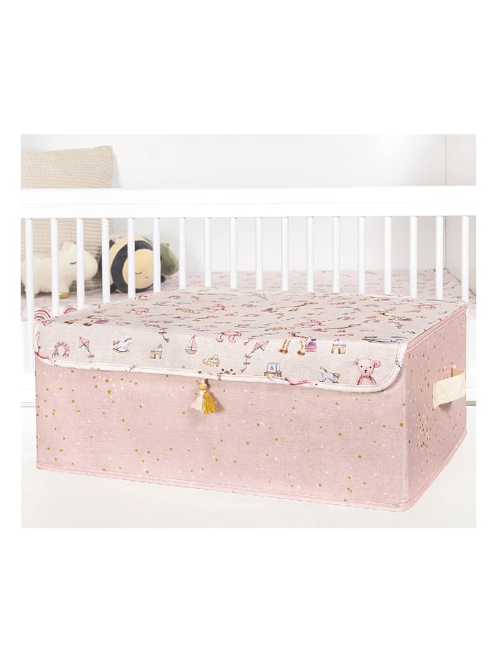 Scandinavia Concept Kosz w kolorze jasnoróżowym - 50 x 19 x 39 cm rozmiar: onesize