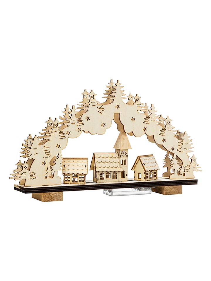 Profiline Dekoracyjna lampa LED w kolorze brązowym - 33 x 19 x 5 cm rozmiar: onesize