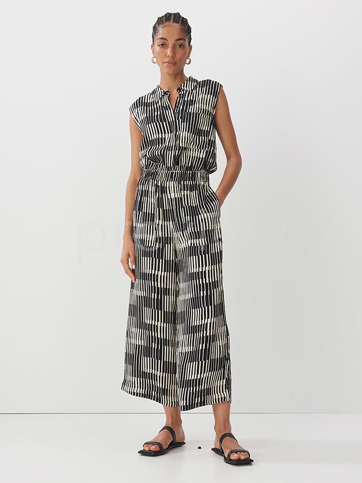 Someday Kombinezon w kolorze czarno-kremowym rozmiar: 34