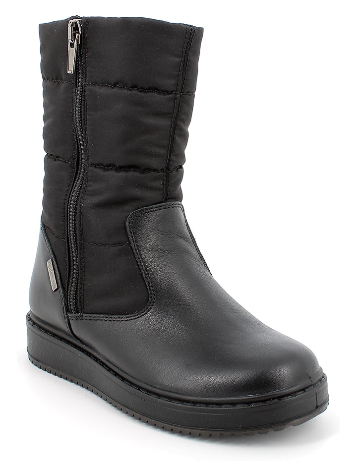 Primigi Skórzane kozaki zimowe w kolorze czarnym rozmiar: 29