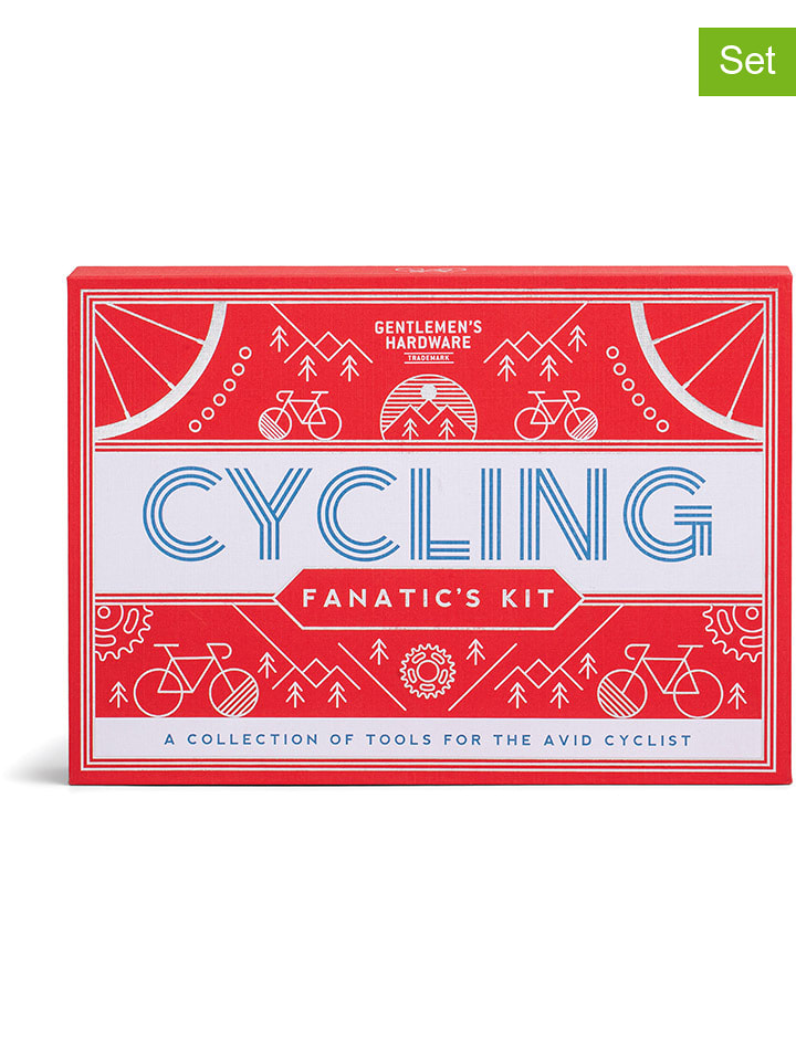 Gentlemen's Hardware 9-częściowy zestaw rowerowy w kolorze czerwonym rozmiar: onesize