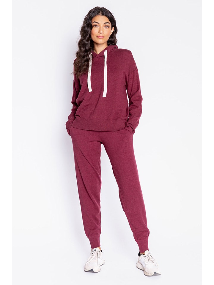 PJ Salvage Spodnie dresowe w kolorze bordowym rozmiar: L