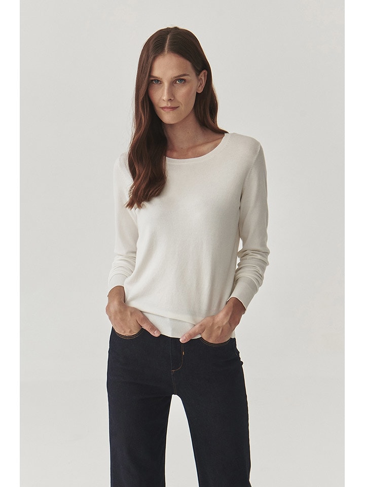 TATUUM Sweter w kolorze białym rozmiar: XL