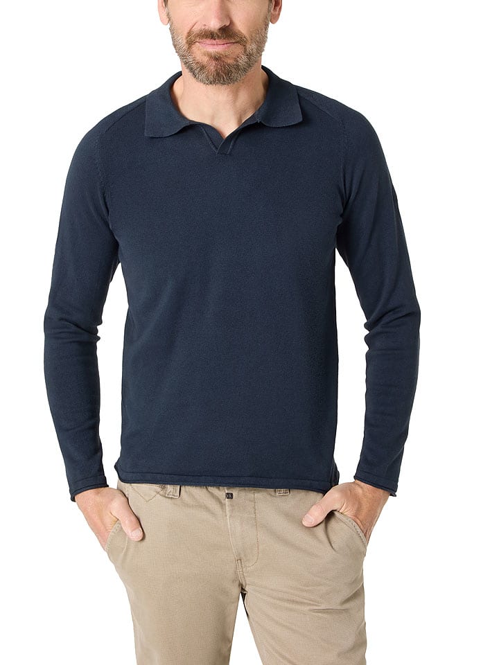 Timezone Koszulka polo w kolorze granatowym rozmiar: XL