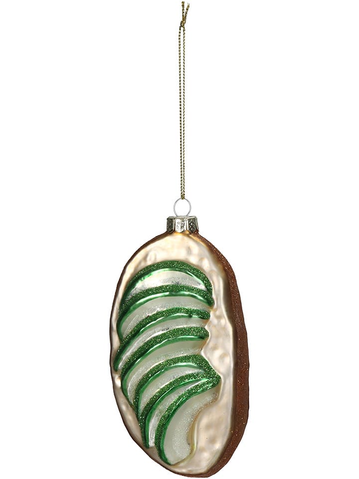 Kersten Bombka "Bread Avocado" w kolorze biało-zielonym - 11 cm rozmiar: onesize