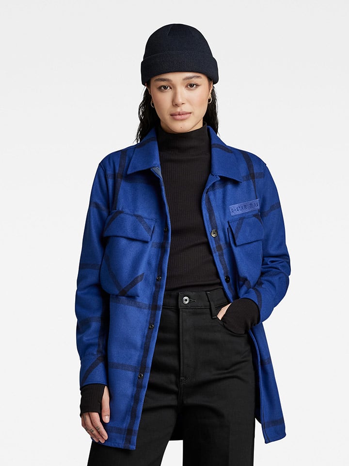 G-Star Kurtka koszulowa w kolorze niebieskim rozmiar: S