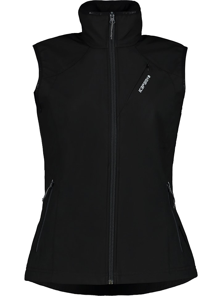 Icepeak Kamizelka softshellowa "Brush" w kolorze czarnym rozmiar: 40
