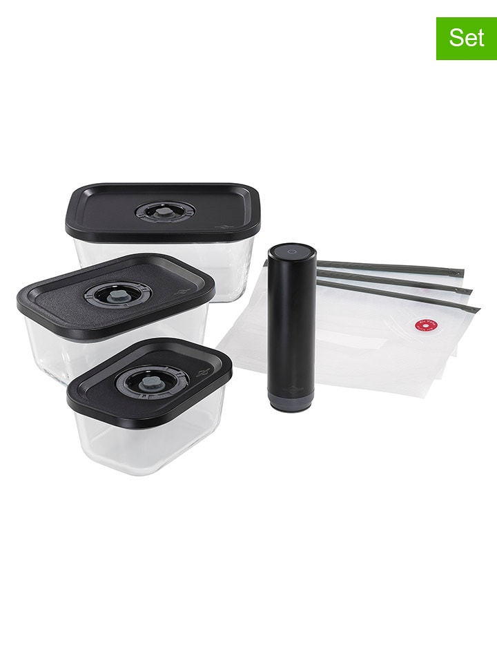 Küchenprofi 7-częściowy zestaw "Easyfresh" w kolorze czarnym rozmiar: onesize