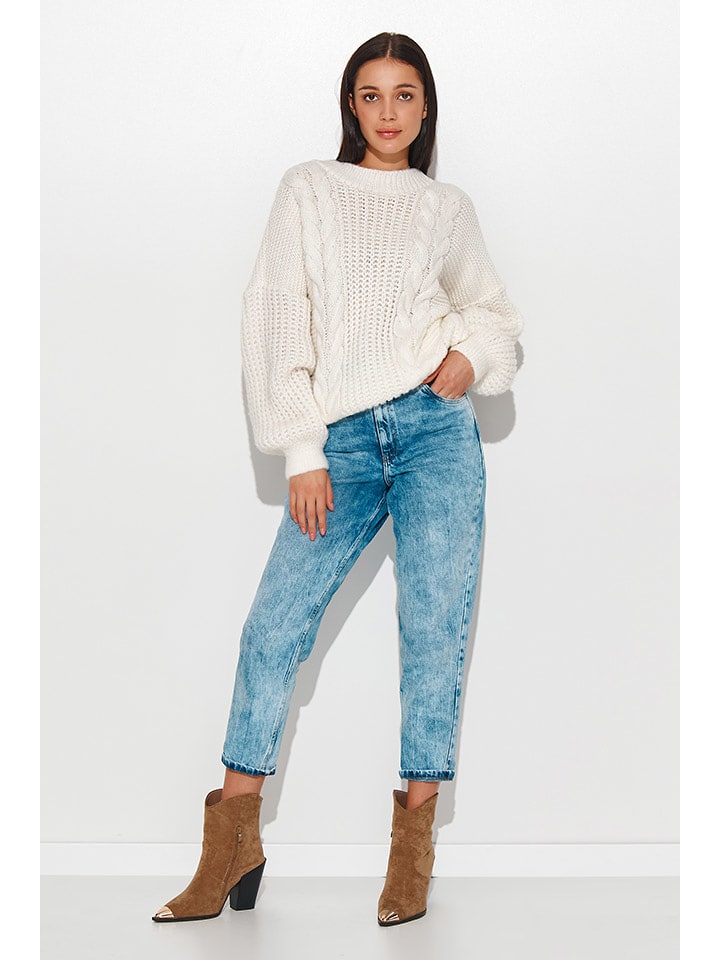 Nominou Sweter w kolorze kremowym rozmiar: onesize