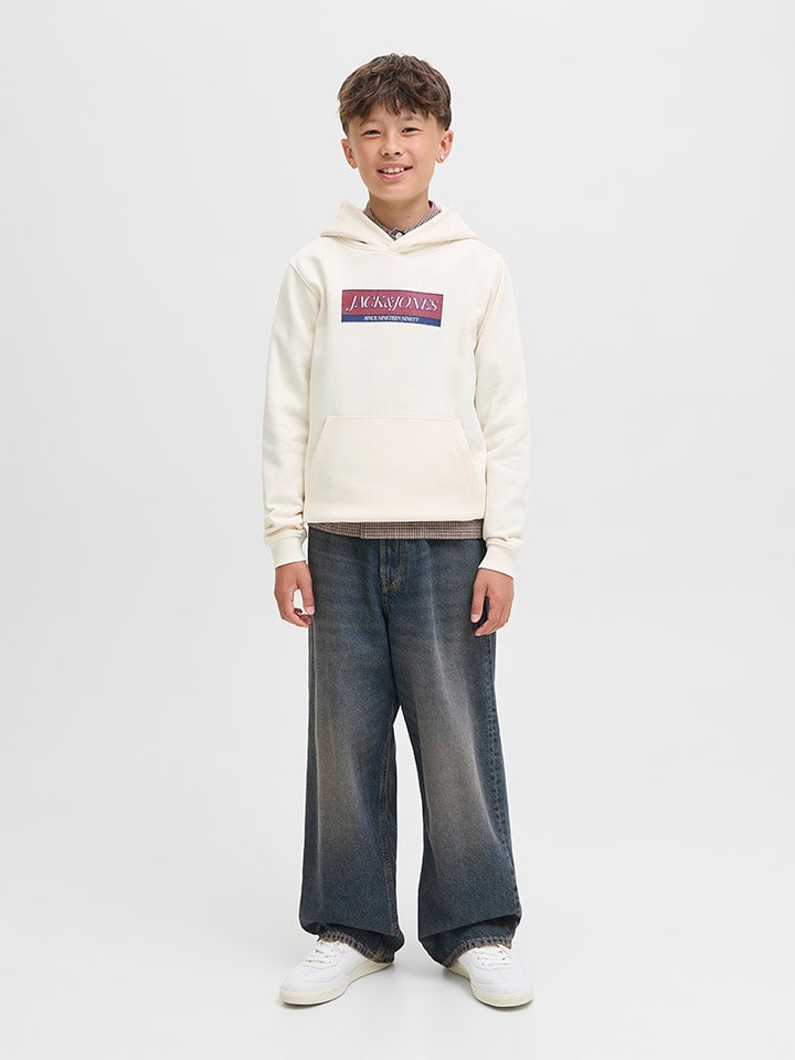 JACK & JONES Junior Bluza "Inwood" w kolorze kremowym rozmiar: 176