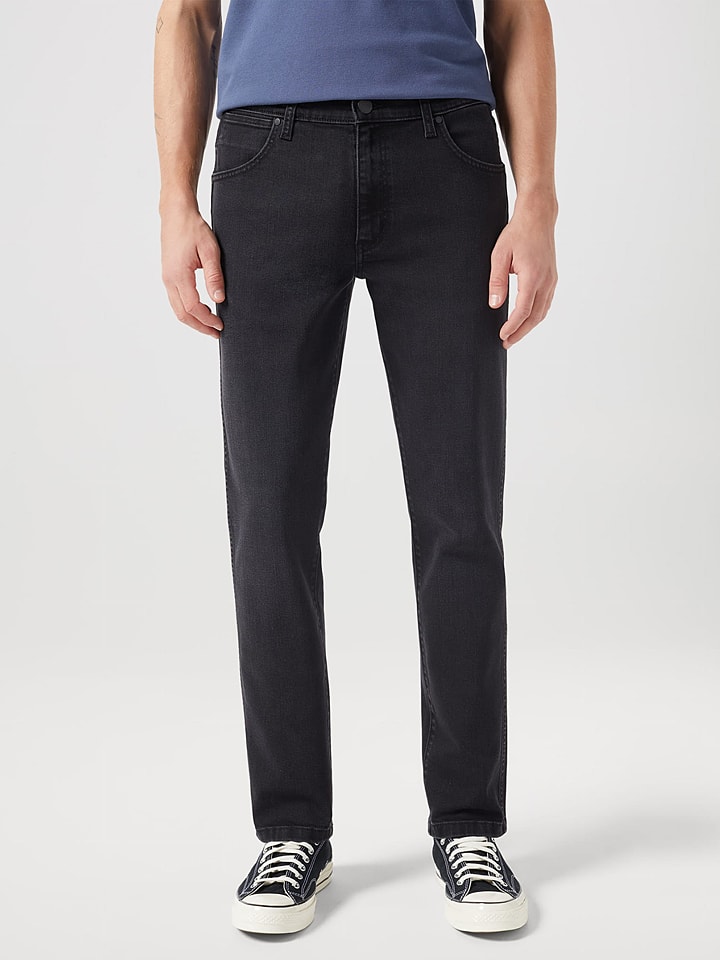 Wrangler Dżinsy - Straight fit - w kolorze czarnym rozmiar: W31/L34