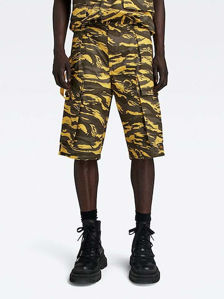 G-Star Bermudy w kolorze oliwkowo-żółtym rozmiar: W40