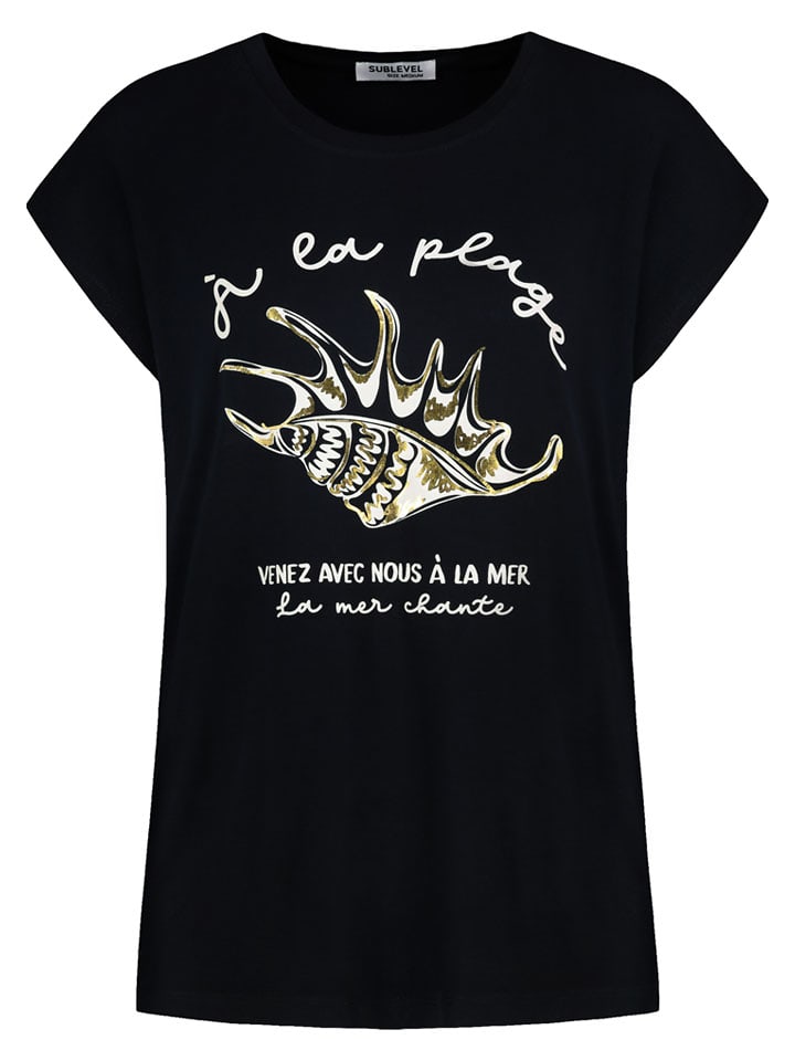 Sublevel Koszulka w kolorze czarnym rozmiar: L