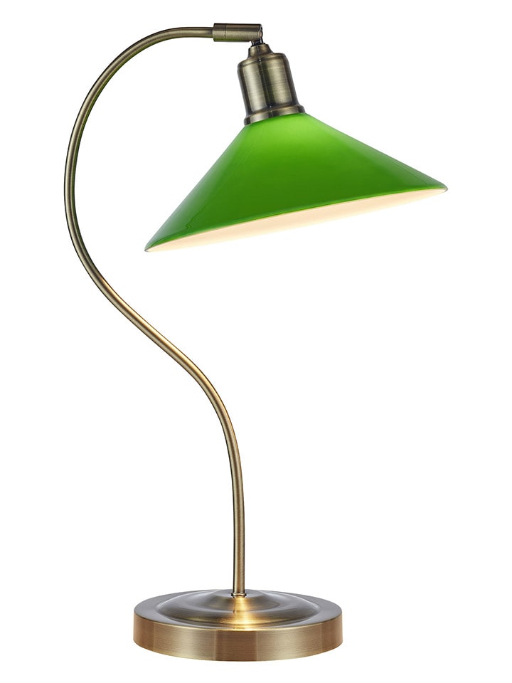 Marksljöd Lampa stołowa "Vela" w kolorze zielonym - wys. 49 x Ø 27,5 cm rozmiar: onesize