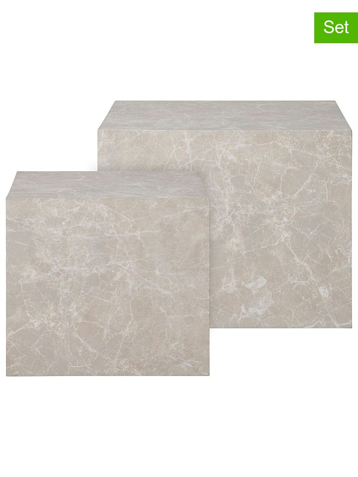 House Nordic Ławy (2 szt.) "Prague" w kolorze beżowym rozmiar: onesize