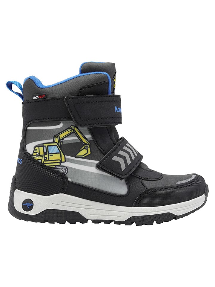 Kangaroos Kozaki zimowe "K-MJ Luxor V RTX SL" w kolorze niebiesko-czarnym rozmiar: 30