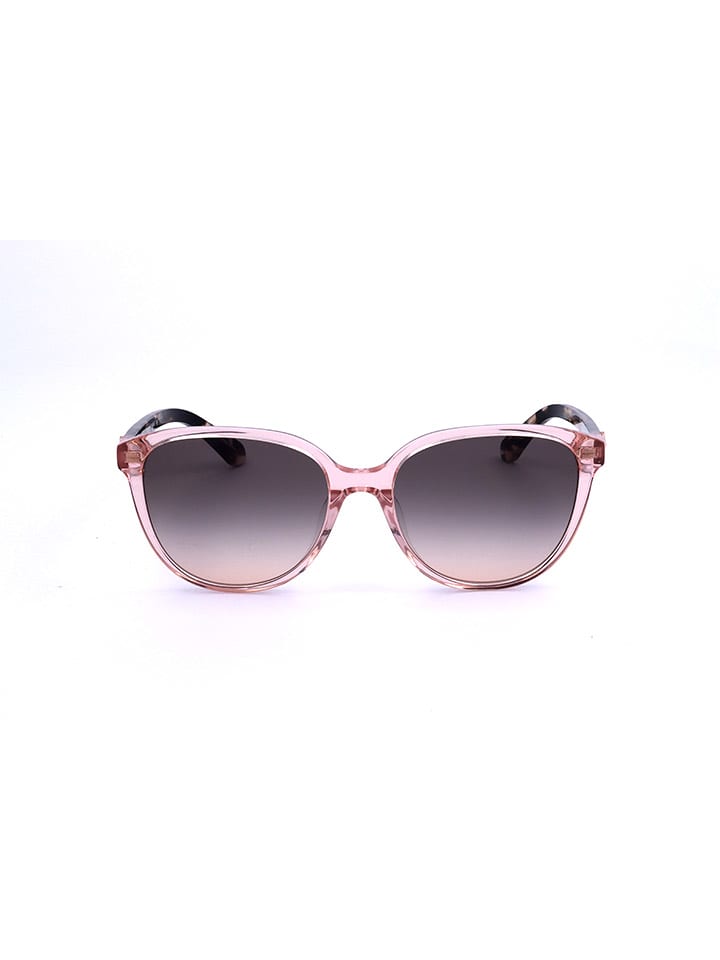 Kate Spade Damskie okulary przeciwsłoneczne w kolorze szaro-jasnoróżowym rozmiar: 54