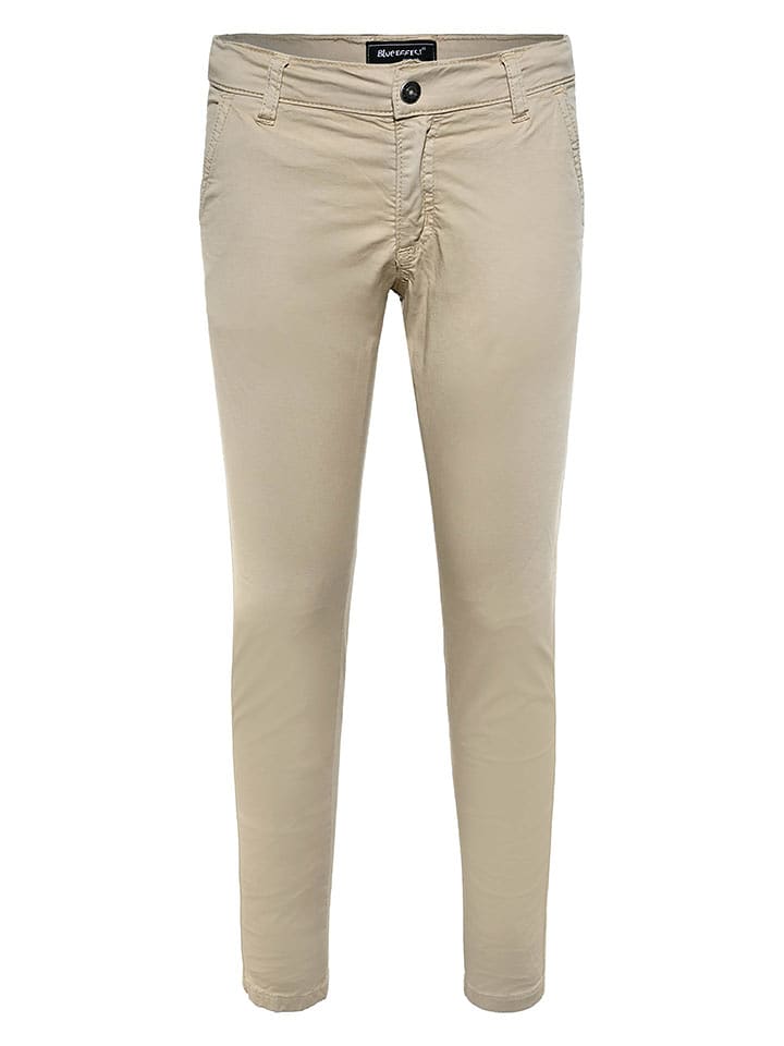 Blue Effect Spodnie chino w kolorze beżowym rozmiar: 176