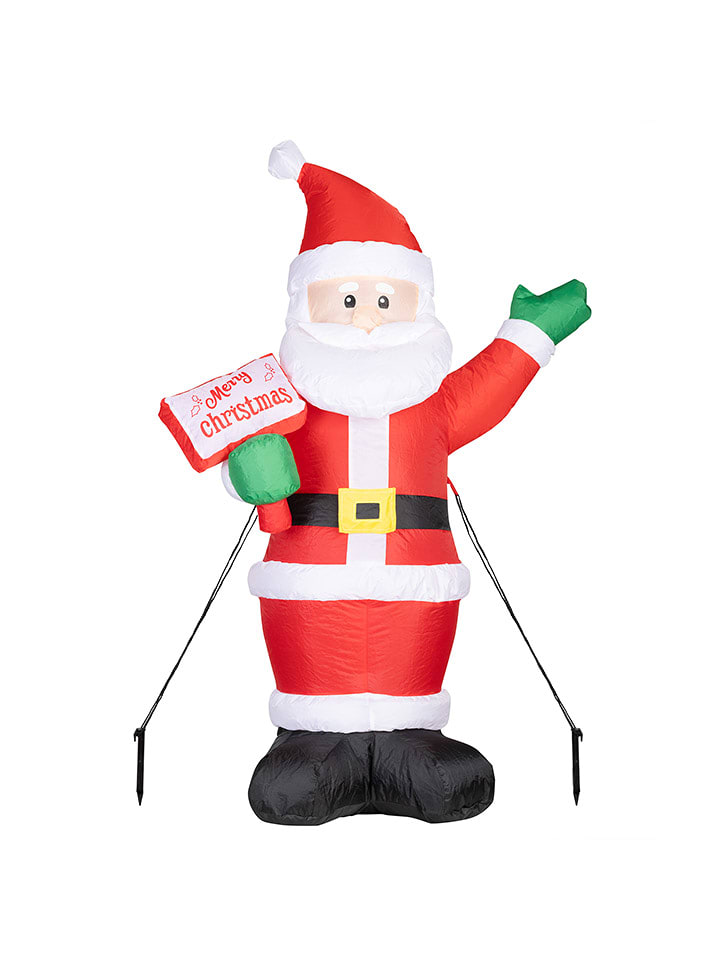 Hollybell Dmuchana dekoracja LED w kolorze czerwonym - 78 x 126 x 50 cm rozmiar: onesize