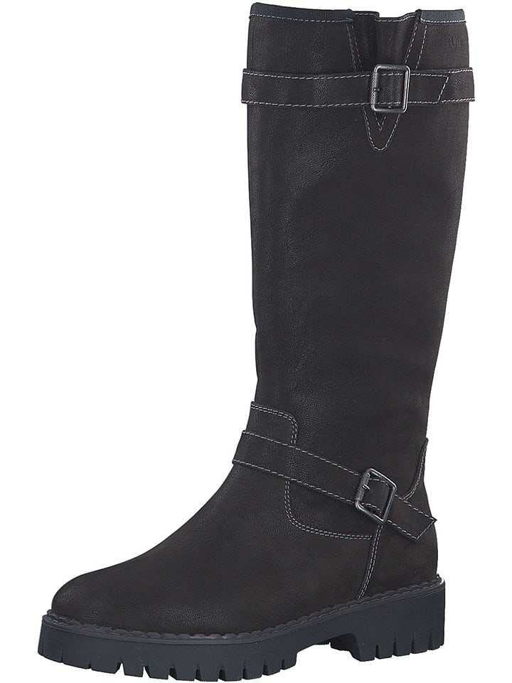 s.Oliver Kozaki w kolorze czarnym rozmiar: 38