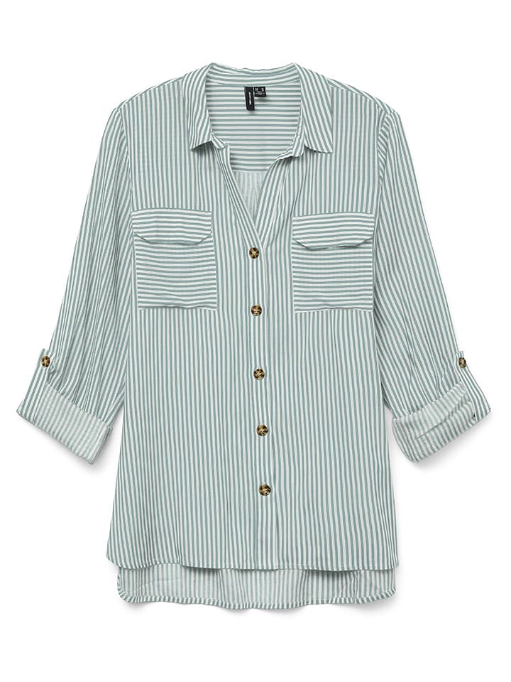 Vero Moda Koszula w kolorze zielonym rozmiar: M
