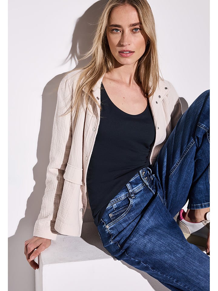 Street One Top w kolorze granatowym rozmiar: 36