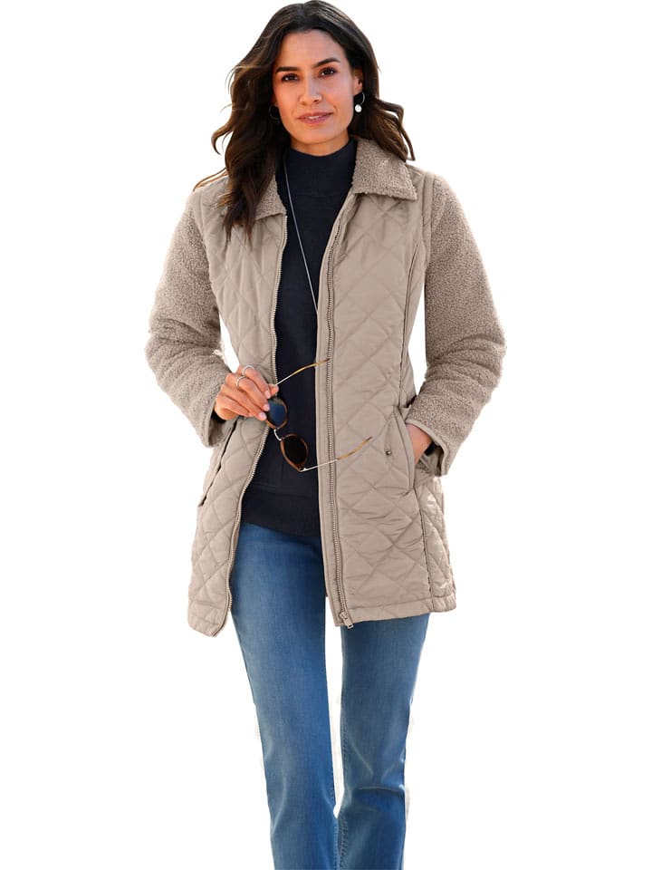 WITT WEIDEN Kurtka przejściowa 2w1 w kolorze beżowym rozmiar: 42