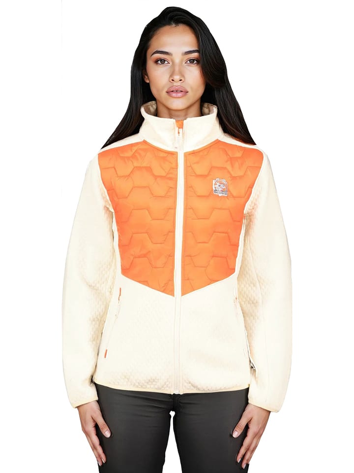Geographical Norway Kurtka polarowa "Telsi" w kolorze kremowo-pomarańczowym rozmiar: S