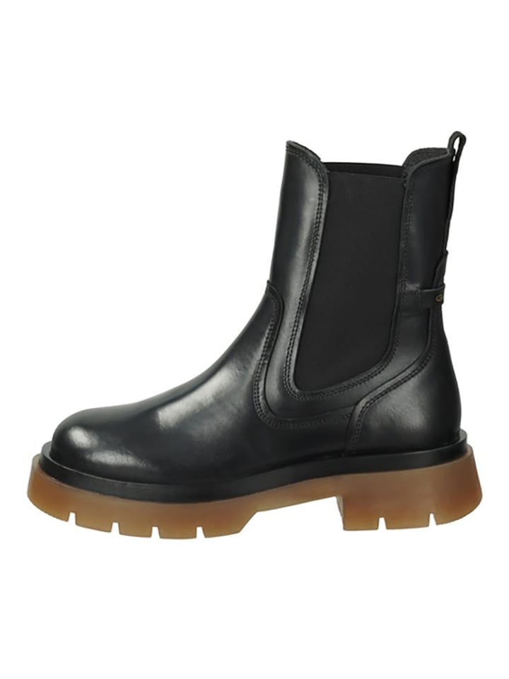GANT Footwear Skórzane sztyblety "Meghany" w kolorze czarnym rozmiar: 36
