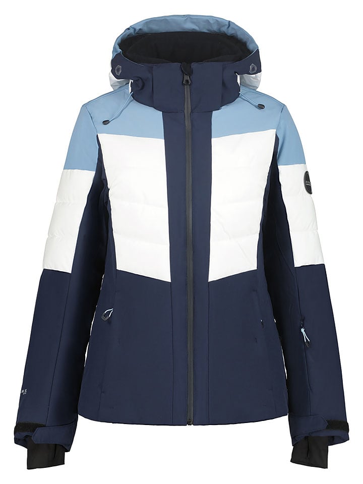 Icepeak Kurtka narciarska "Florala" w kolorze granatowo-biało-błękitnym rozmiar: 40