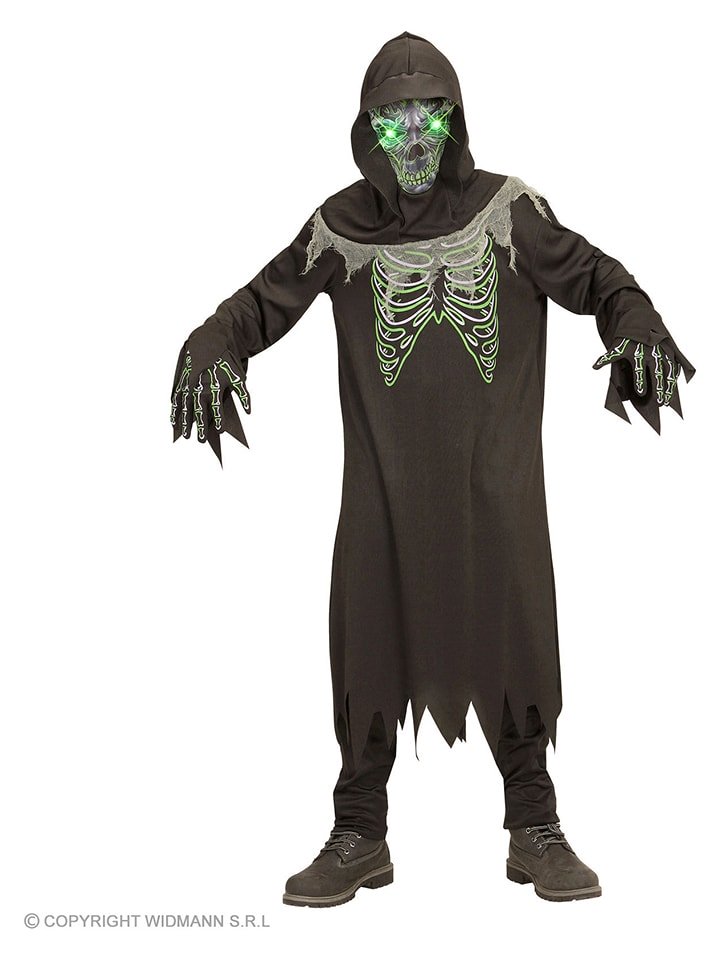 Carnival Party 3-częściowy kostium "Grim reaper" w kolorze czarnym rozmiar: 164