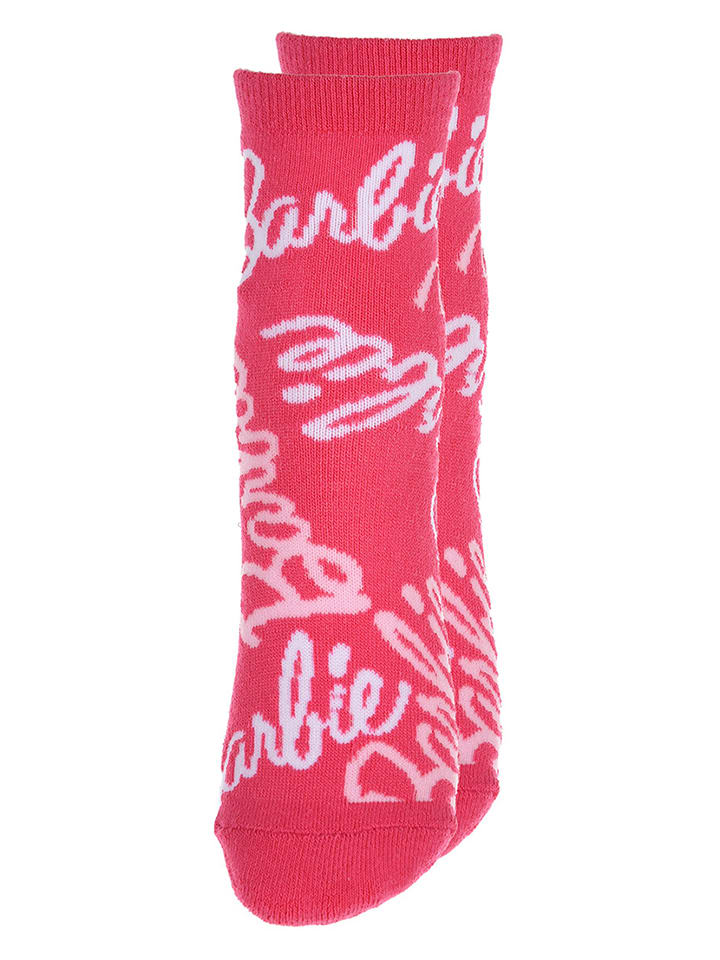 Barbie Skarpety "Barbie" w kolorze różowym rozmiar: 23-26