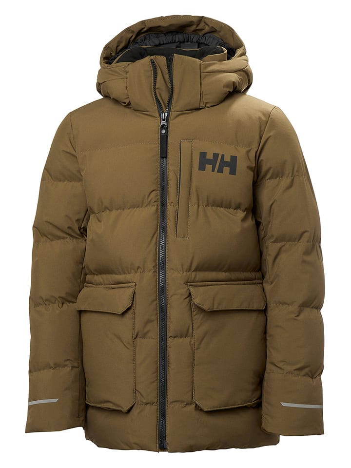 Helly Hansen Parka pikowana "Nord" w kolorze khaki rozmiar: 158