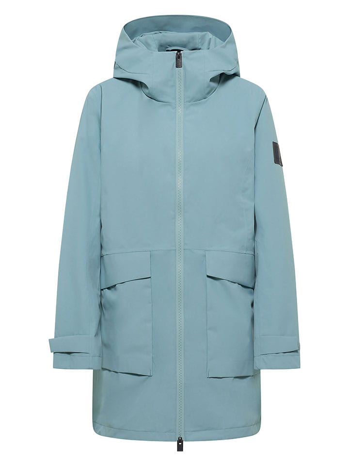 ELBSAND Parka funkcyjna "Juoni" w kolorze błękitnym rozmiar: M