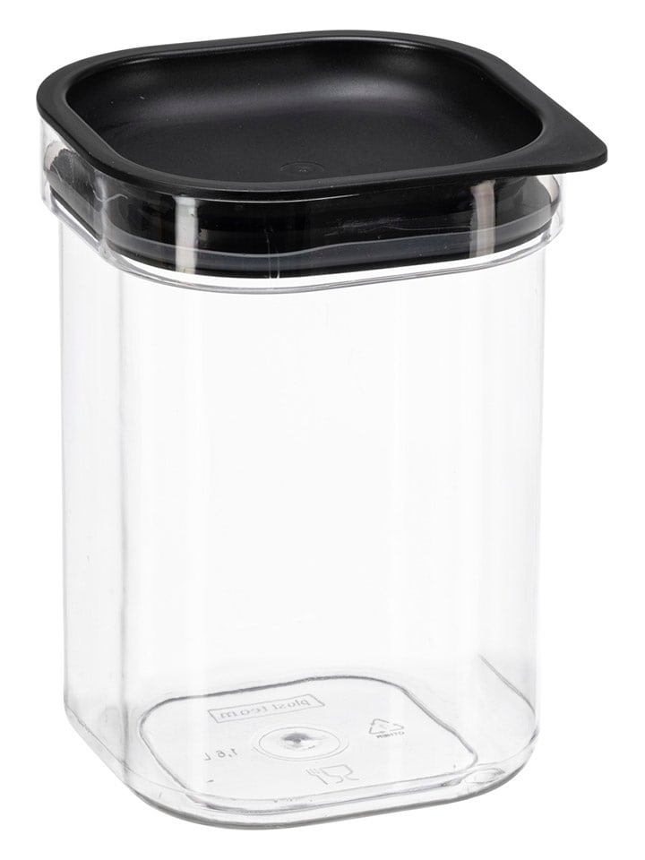 Plast Team Pojemnik w kolorze czarnym - 13,5 x 17,6 x 13,5 cm rozmiar: onesize