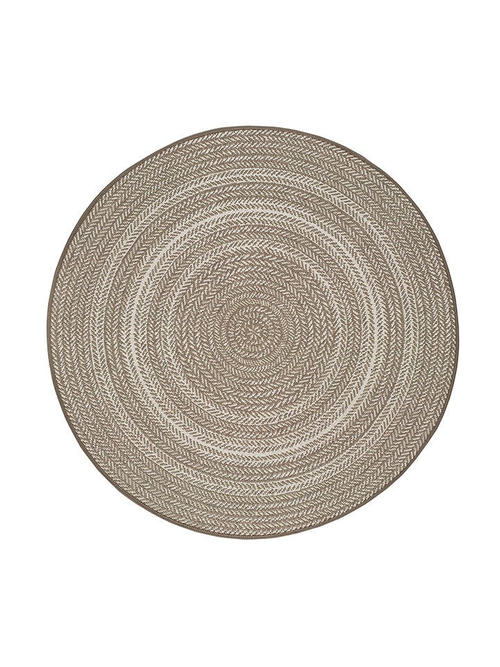 Moma Dywan zewnętrzny w kolorze ciemnobeżowym rozmiar: 120 cm