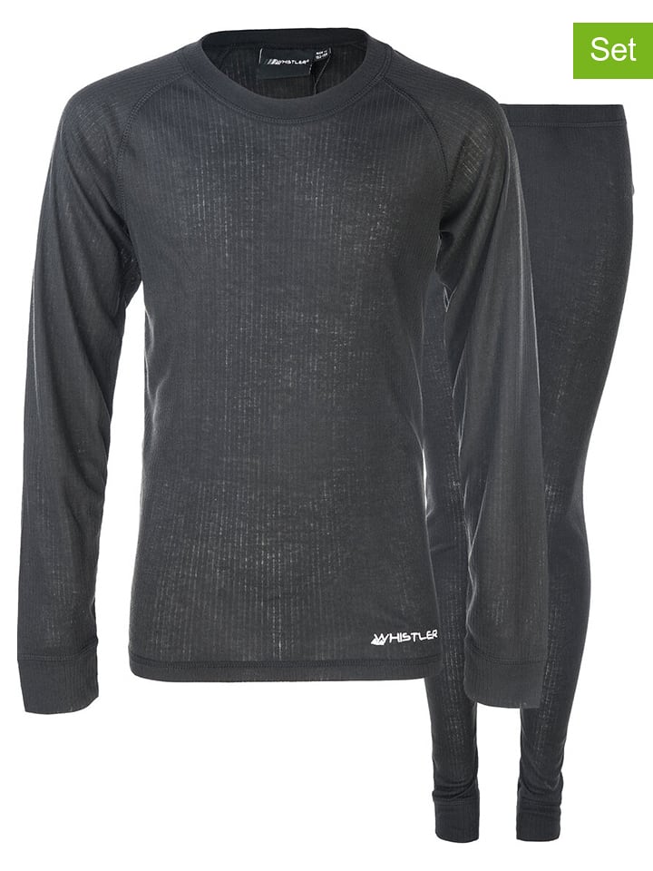 Whistler 2-częściowy zestaw funkcyjny "Oppdal" w kolorze czarnym rozmiar: 92/98