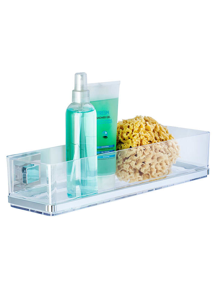 Wenko Półka prysznicowa "Vacuum-Loc Quadro" - 38,5 x 8,5 x 14,5 cm rozmiar: onesize