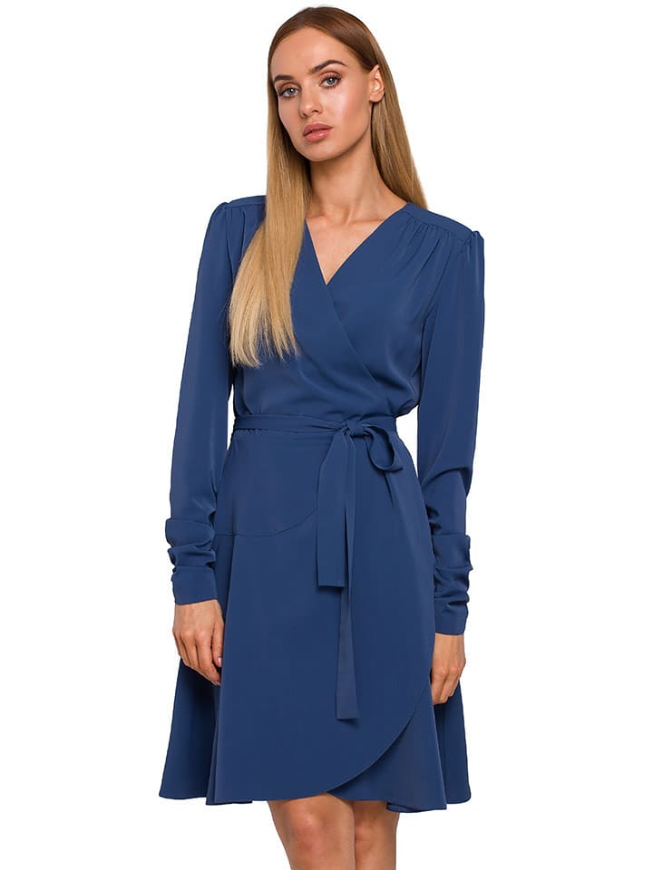 made of emotion Sukienka w kolorze niebieskim rozmiar: M