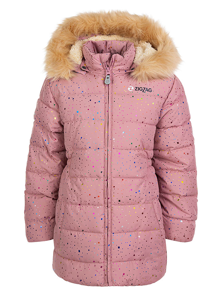 Zigzag Kurtka pikowana "Astrid" w kolorze jasnoróżowym rozmiar: 152/158