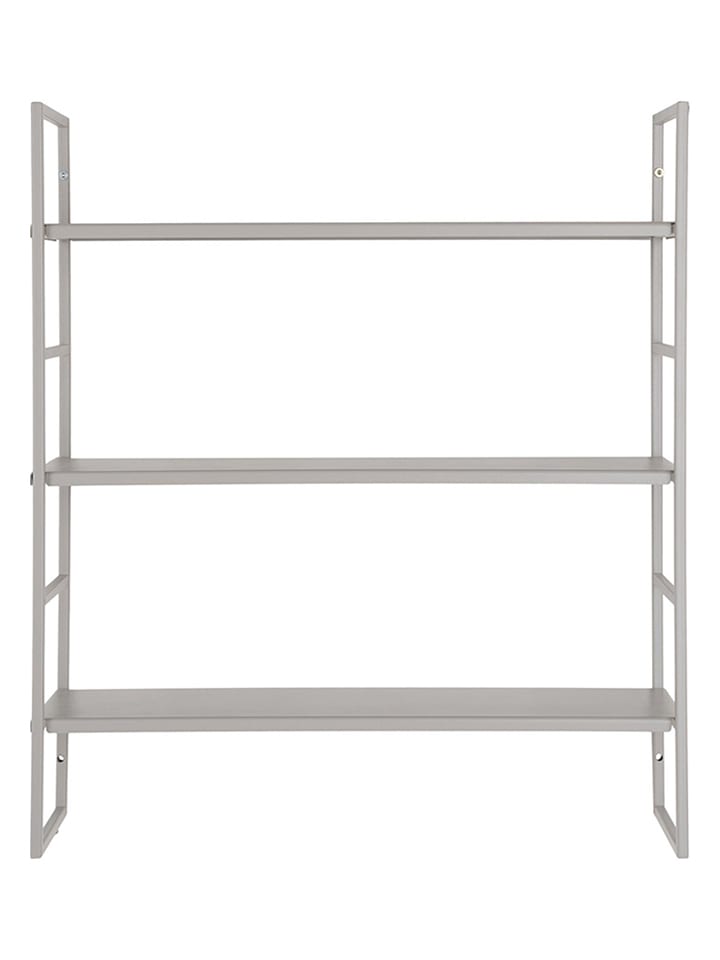 House Nordic Regał "Beja" w kolorze szarym - 48 x 55 x 17 cm rozmiar: onesize