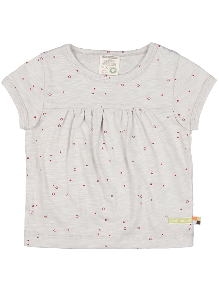 loud + proud Koszulka w kolorze szarym rozmiar: 86/92