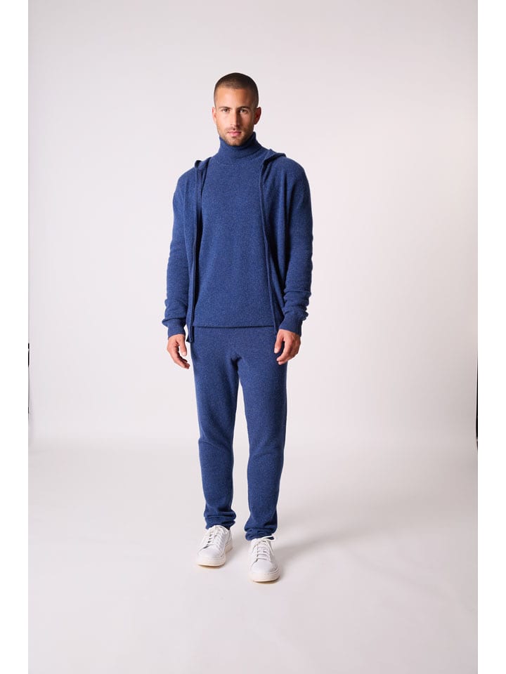 Perfect Cashmere Kaszmirowa bluza "Eldo" w kolorze granatowym rozmiar: M