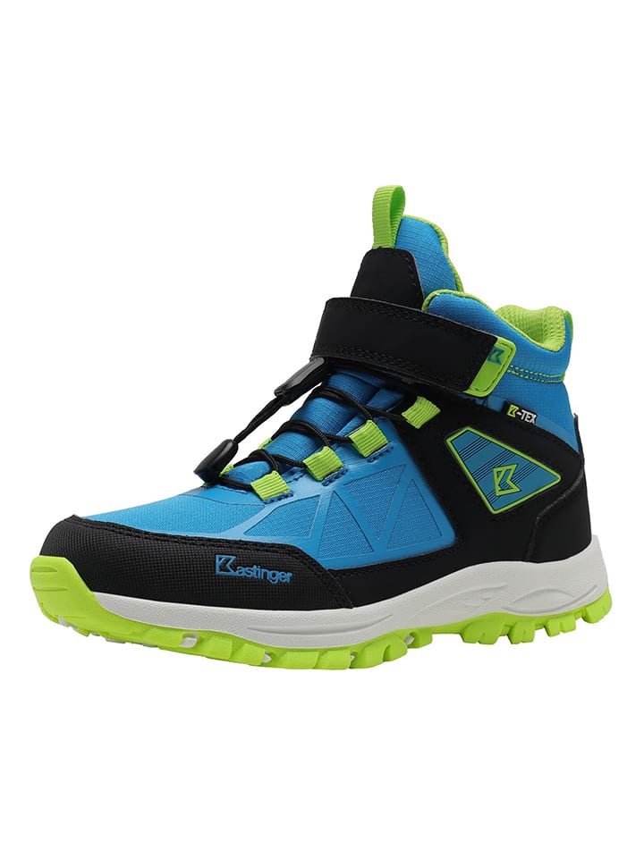 Kastinger Botki turystyczne "Karlspitz Mid EV KTX" w kolorze niebieskim ze wzorem rozmiar: 37